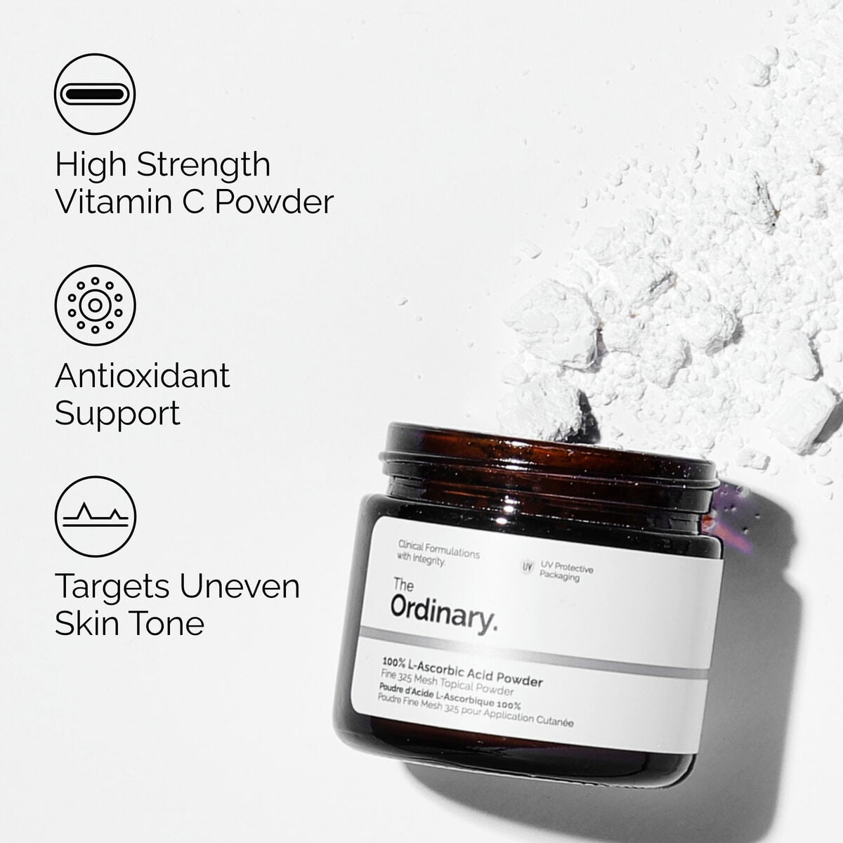 100% L-Ascorbic Acid Powder - Simple Edit