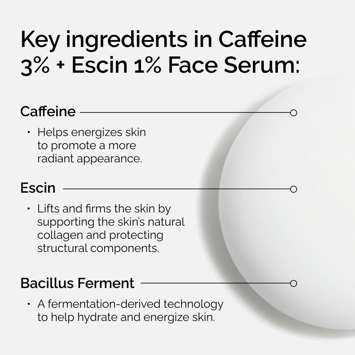 3% + Escin 1% Face Serum - Daily Glow